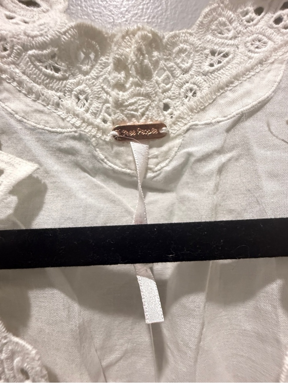 NWT Free People Embroidery Tunic - White Retail $229.99US - Picture 6 of 10